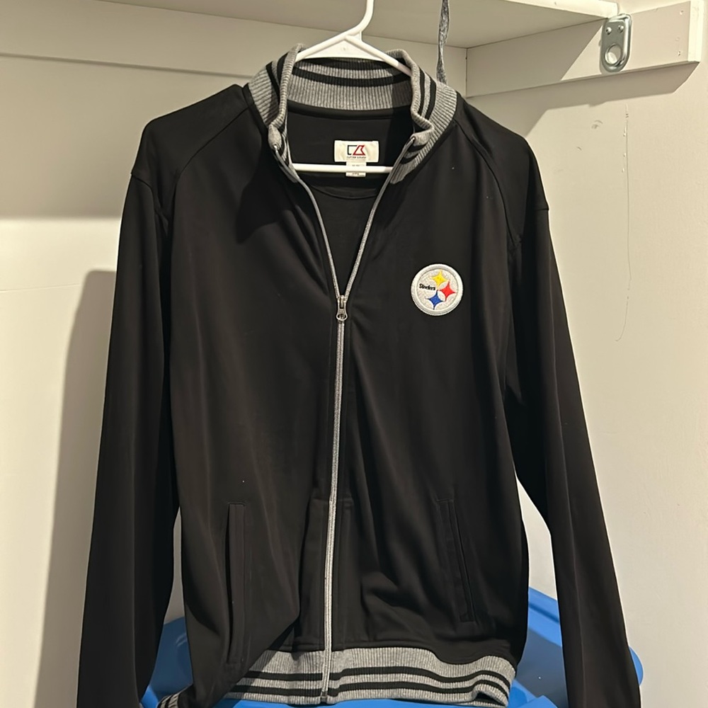 Black Steelers Jacket